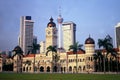 KL Tower and Sultan Abdul Samad Building