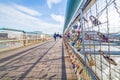 Kladka Ojca Bernatka Bridge in Krakow Royalty Free Stock Photo