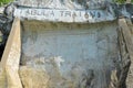 Roman memorial plaque Tabula Traiana, Danube river in Serbia