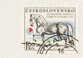 Kladruber Stallion of Czech on 1976 Stamp