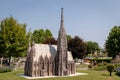 KLAGENFURT, CARINTHIA, AUSTRIA - AUGUST 07, 2018: Park Minimundus am Worthersee. Models of the most famous historical buildings an Royalty Free Stock Photo