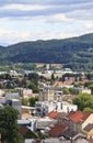 Klagenfurt Airport from St Egyd Church Royalty Free Stock Photo