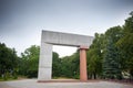 Klaipeda, 'Arch' - the granite monument to the unification of Lithuania