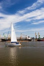 Klaipeda harbour, Lithuania Royalty Free Stock Photo