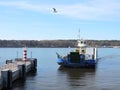 Klaipeda harbour, Lithuania Royalty Free Stock Photo