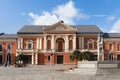 KLAIPEDA, LITHUANIA - SEPTEMBER 22, 2018: View of the Klaipeda drama theatre building in the historical center of city.