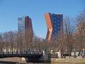 Klaipeda, Lithuania. Two high-rise buildings of Klaipeda hotel