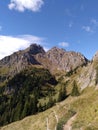 Klammspitze a mountain in southern Germany Bavaria Royalty Free Stock Photo