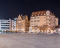 Klarissenplatz at night