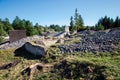 Klastorisko monastery ruins Royalty Free Stock Photo