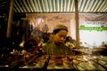 Klaten, Indonesia, august 15, 2023. Children are performing Javanese gamelan music in Klaten, Indonesia