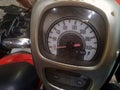 Klaten, Indonesia, December 1, 2025, motorcycle speedometer. Royalty Free Stock Photo