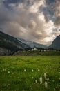 Klausenpass in the swiss alps Royalty Free Stock Photo