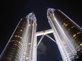 KLCC At Night, Kuala Lumpur, Malaysia Royalty Free Stock Photo