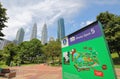 KLCC park cityscape Kuala Lumpur Malaysia