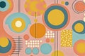 Klee-Inspired Vector Background - generative ai