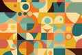 Klee-Inspired Vector Background - generative ai