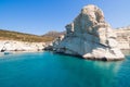 Kleftiko cliffs, Milos island, Cyclades, Greece Royalty Free Stock Photo