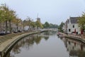 Klein Diep Canal in Dokkum, the Netherlands