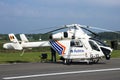Belgium police MD900 Explorer helicopter Royalty Free Stock Photo
