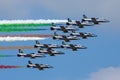 Frecce Tricolori Air Show team Royalty Free Stock Photo