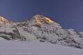 Kleine Scheidegg and Jungfraujoch Bernese Alps Royalty Free Stock Photo