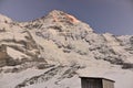 Kleine Scheidegg and Jungfraujoch Bernese Alps Royalty Free Stock Photo
