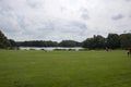 Kleine Vijver Pond At The Amsterdamse Bos At Amstelveen The Netherlands 19-7-2020 Royalty Free Stock Photo