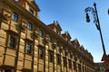 Klementinum, the architecture of the old houses, Old Town, Prague, Czech Republic Royalty Free Stock Photo