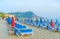 Kleopatra beah in Alanya Royalty Free Stock Photo