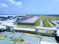 KLIA 2 Parking Stand View Royalty Free Stock Photo