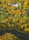 Kliczkow Castle and fall colors