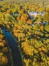 Kliczkow Castle and fall colors