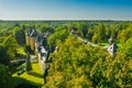 Kliczkow Castle. Western Poland. View from the drone.