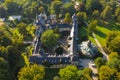 Kliczkow Castle. Western Poland. View from the drone.