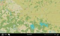 Klieck District, Belarus. Topographic Humanitarian Royalty Free Stock Photo