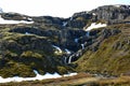 Klifbrekkufossar cascading waterfalls in Iceland