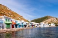 Klima fishermen village on Milos Island - the most colorful fishing village in Greece, with colorful doors