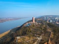 Klimek tower in Grudziadz at Wisla river