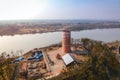 Klimek tower in Grudziadz at Wisla river