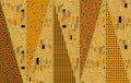 klimt background vector