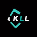 KLL creative minimalist letter logo. KLL unique vector initials alphabet letter logo designKLL creative minimalist letter logo. Royalty Free Stock Photo