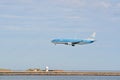 KLM aircraft landing