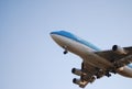 KLM Airplane Royalty Free Stock Photo