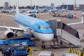 KLM at Amsterdam airport