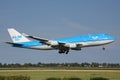 KLM asia Boeing 747-400 Royalty Free Stock Photo