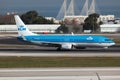 KLM Boeing 737-800 Royalty Free Stock Photo