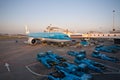 KLM Boeing 777 Royalty Free Stock Photo