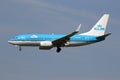 KLM Boeing 737-700 Royalty Free Stock Photo