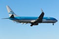 KLM Boeing 737-800 Royalty Free Stock Photo